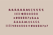 Ecuador modern retro typeface, a Serif Font by WAP (Thumbnail 7 of 7)
