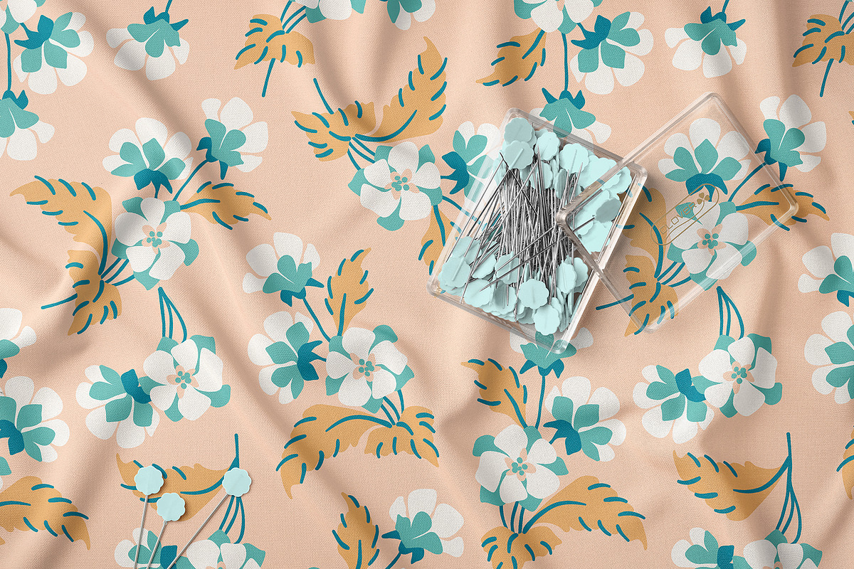 Tropical Floral Pattern Bundle, a Pattern Graphic by StudioGlouna (Photo 2 of 9)