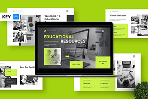 Educational Resources - Education, a Presentation Template by Deepslide Studio