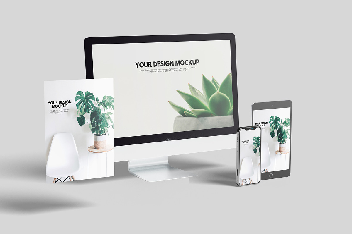 Multi Device Product Mockup, a Wearable Device Mockup by mahhyud (Photo 7 of 14)