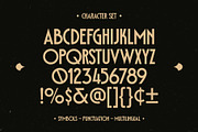 Delauney - Art Deco Font, a Serif Font by Arterfak Project (Thumbnail 11 of 13)