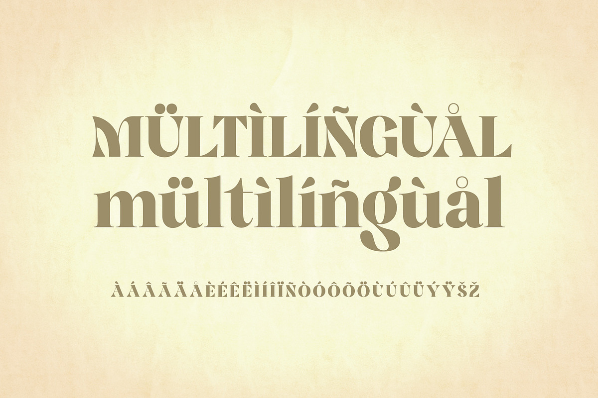 Golden Lush a Retro Glamorous, a Serif Font by Annivers Type (Photo 10 of 10)