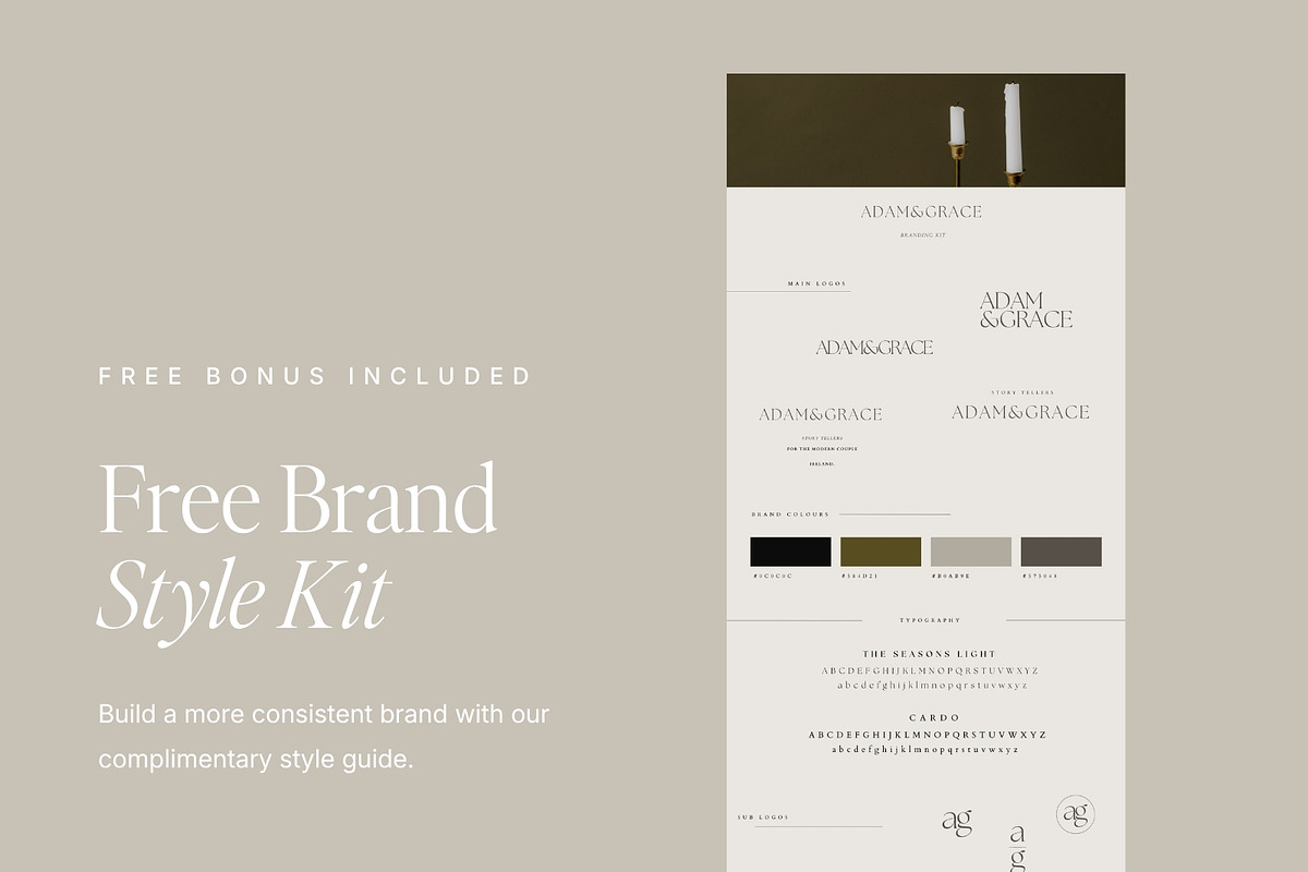 Editable Canva Logo Templates, a Branding & Logo Template by Adam and Grace (Photo 12 of 26)