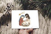 Holy Night - Nativity Scene, an Animal Illustration by Flora+Bear (Thumbnail 10 of 11)