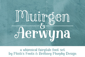 Muirgen & Aerwyna Font Duo