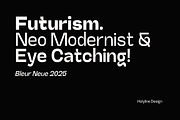 Bleur Neue - Geometric Sans, a Sans Serif Font by Holyline Design (Thumbnail 5 of 15)