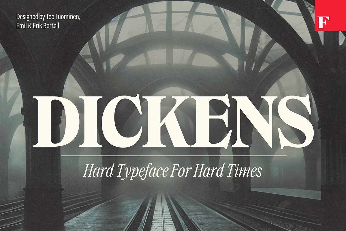 Dickens - Movie Title Serif, a Serif Font by Fenotype (Photo 1 of 15)