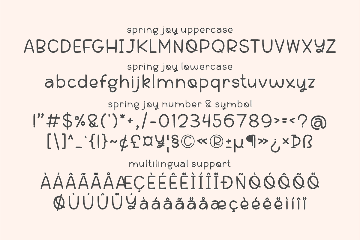 Spring Joy - Playful Kids Font, a Handwritten Font by Keithzo (Photo 6 of 6)
