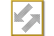 Fine Vector Dotted Black Arrows, a Texture Graphic by FineArtStudio (Thumbnail 2 of 3)