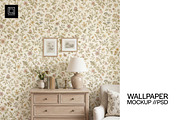 Farmhouse Wallpaper Mockup PSD, a Household Mockup by 1001 mockups (Thumbnail 1 of 10)