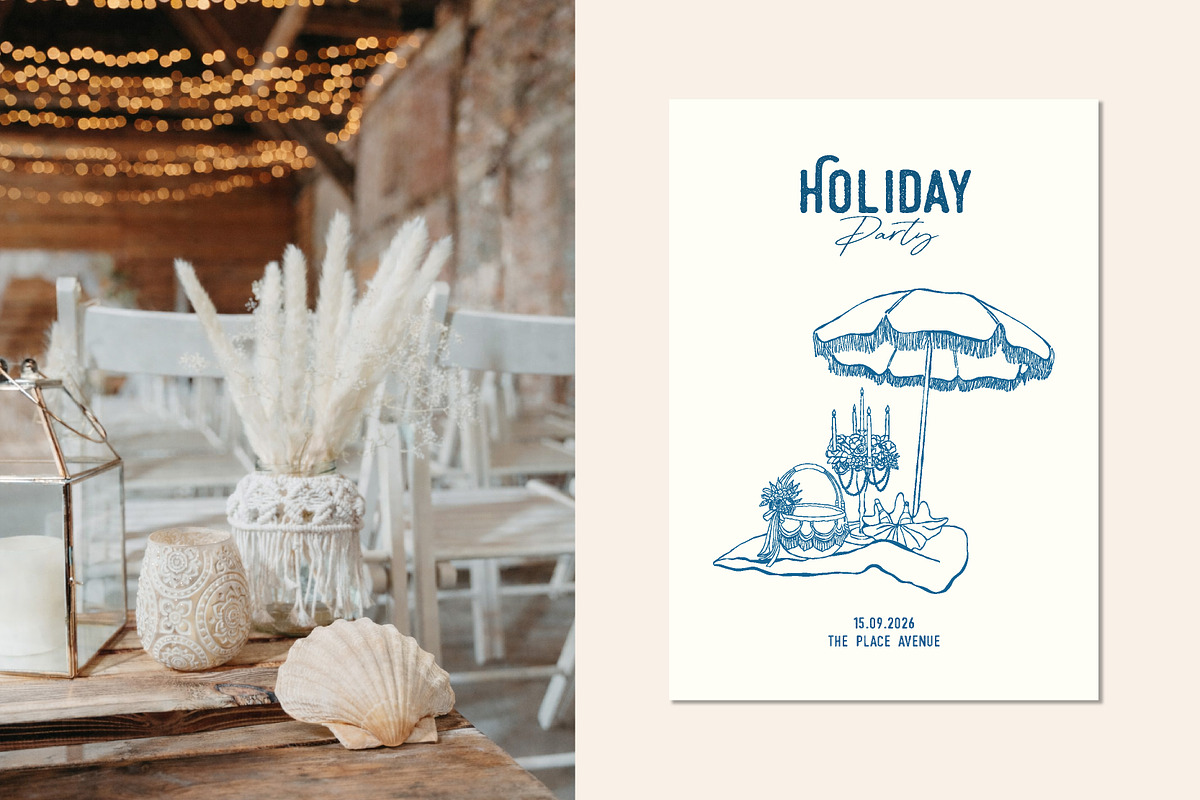 Shells and Pearls Coastal Vector Set, an Object Illustration by VerAna (Photo 14 of 18)