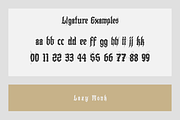 Lazy Monk, a Blackletter Font by Mirco Zett (Thumbnail 5 of 5)