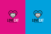 LOVE CAT, a Branding & Logo Template by shazi (Thumbnail 3 of 3)
