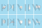 40 Blue Instagram Highlight Icons, a Social Media Template by Masters of Instagram (Thumbnail 2 of 5)