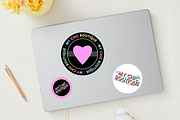 Pastel Neon Logo Templates, a Branding & Logo Template by SunshineStudioBoutique (Thumbnail 5 of 9)