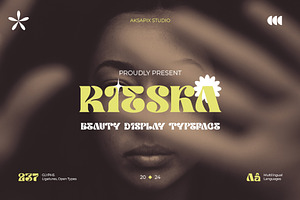 Rieska - Beauty Display Font