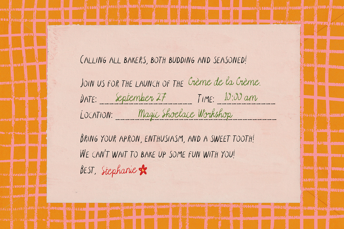 Magic Shoelace Handwritten Font Duo, a Handwritten Font by Perplexitics (Photo 2 of 10)