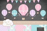 Fresh Hot Air Balloons & Patterns, an Illustration by Amanda Ilkov (Thumbnail 2 of 5)