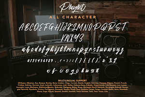 Playlist - Modern Calligraphy Font