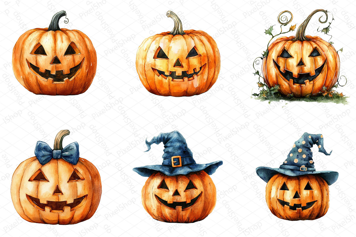 Whimsical Jack-o'-lantern Pumpkin PN, an Illustration by DreamPrint404 (Photo 5 of 7)