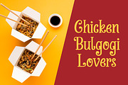 Chickens Lovers - Cute Playful Font, a Sans Serif Font by Almarkhatype (Thumbnail 7 of 10)
