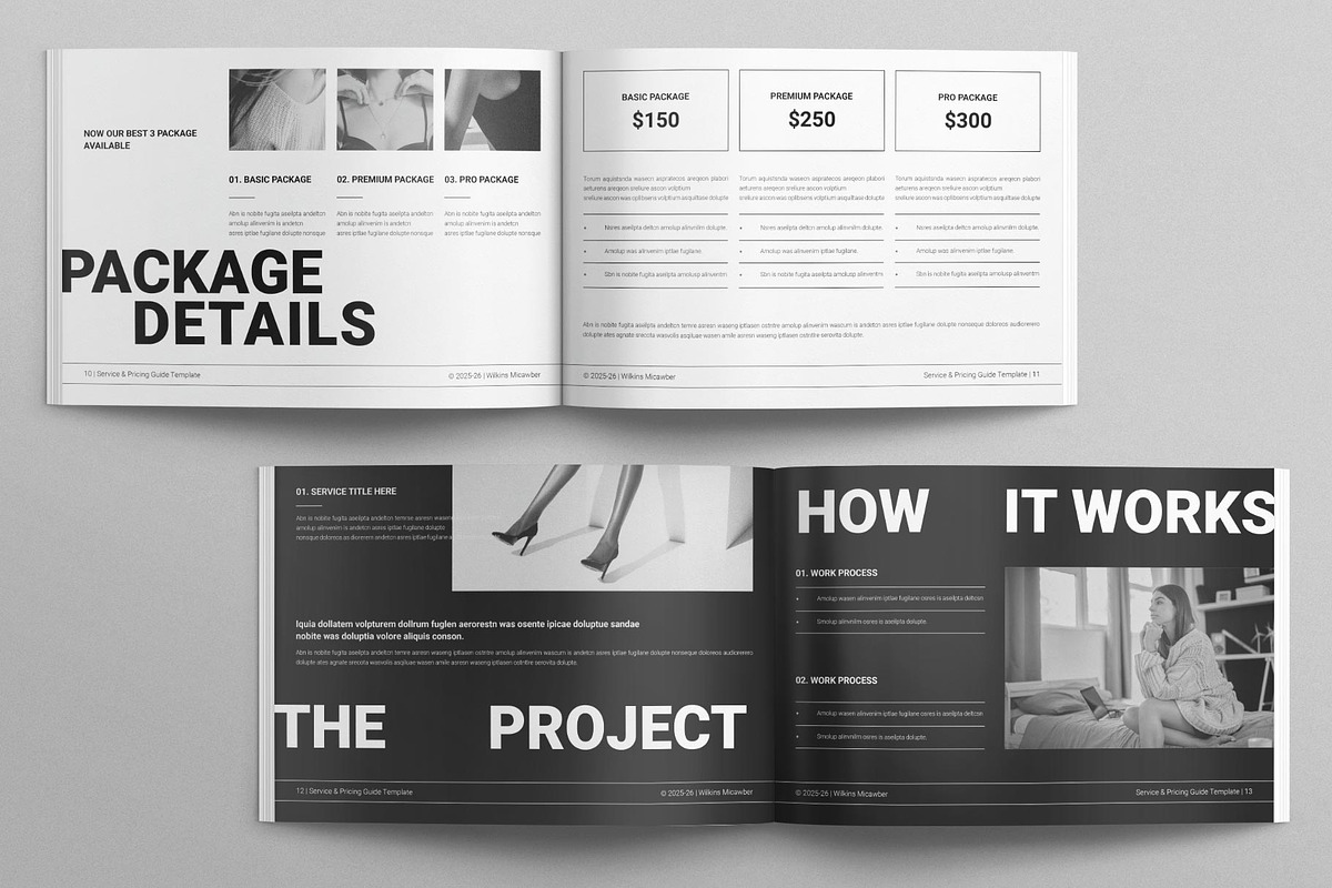 Service & Pricing Guide Landscape, a Brochure Template by E-Type (Photo 5 of 7)