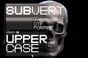 Subvert, a Font by Hydro74 (Thumbnail 3 of 4)