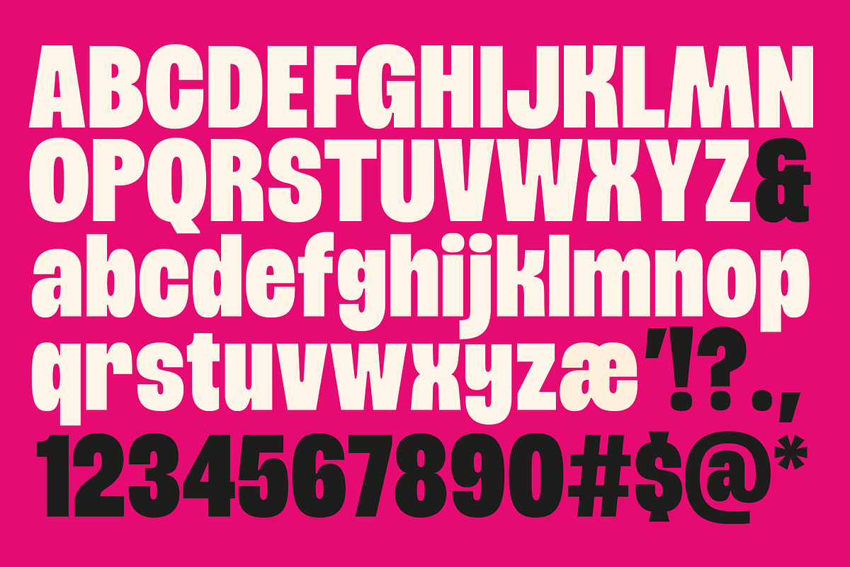 Chuppy Bold Display Font, a Sans Serif Font by Viswell (Photo 3 of 11)