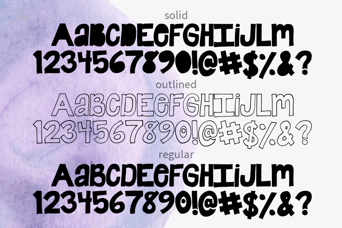 Elbow Room Font preview 4