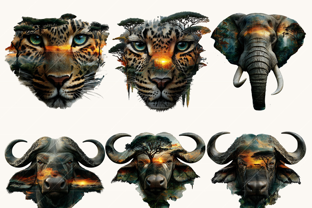 Nature Exposure Animals Clipart, an Animal Illustration by BusyDaydesign (Photo 2 of 9)