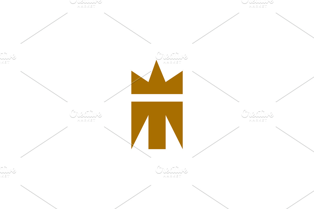 Letter M Crown King Logo, a Branding & Logo Template by kurostd