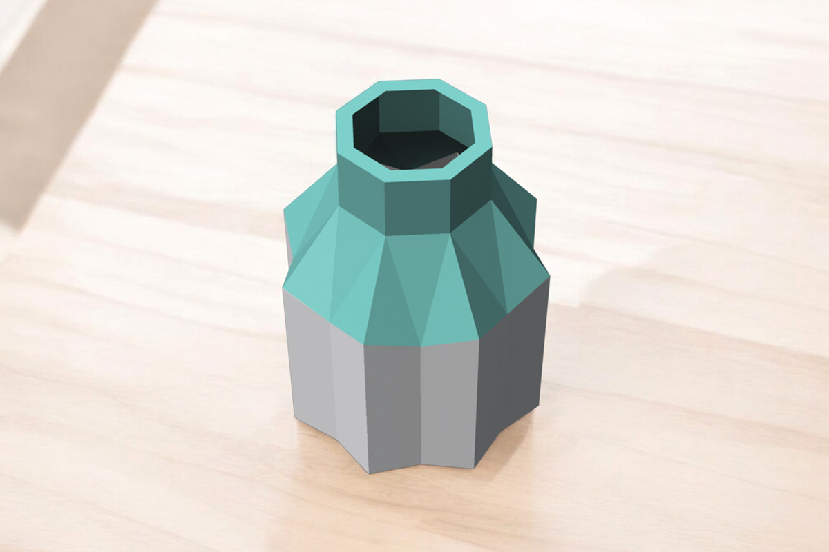 Fluted Vase - 3d papercraft, a Print Template by PAPER amaze (Photo 5 of 5)