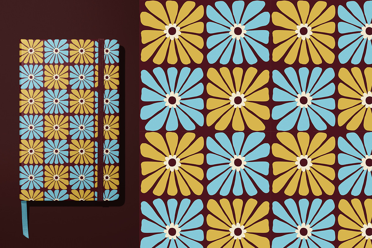 Groovy Sunshine, a Pattern Graphic by HannaSymo (Photo 4 of 8)