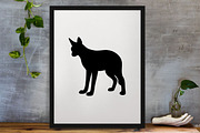 Caracal Silhouette SVG, an Animal Illustration by newminddesign (Thumbnail 3 of 3)