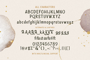 Asteria Royalty - Handwriting Font