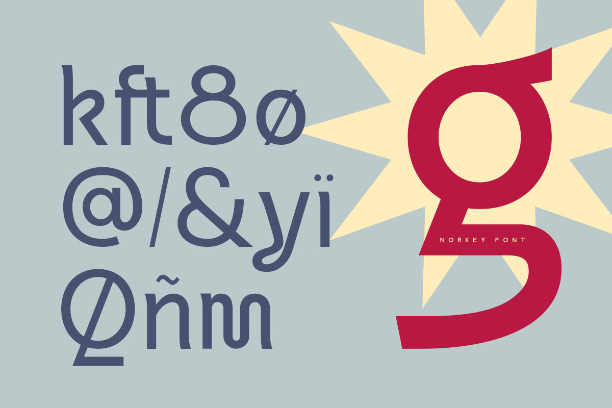 Norkey Font, a Sans Serif Font by vuuuds (Photo 6 of 12)