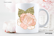 Peony Clipart Flowers Peonies, an Illustration by Murphy & Frank (Thumbnail 5 of 5)