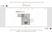 WIX Website Template Vanessa, a Wix Template by Brand & Palms (Thumbnail 3 of 6)