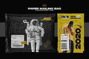 Paper Mailing Bag Mockups