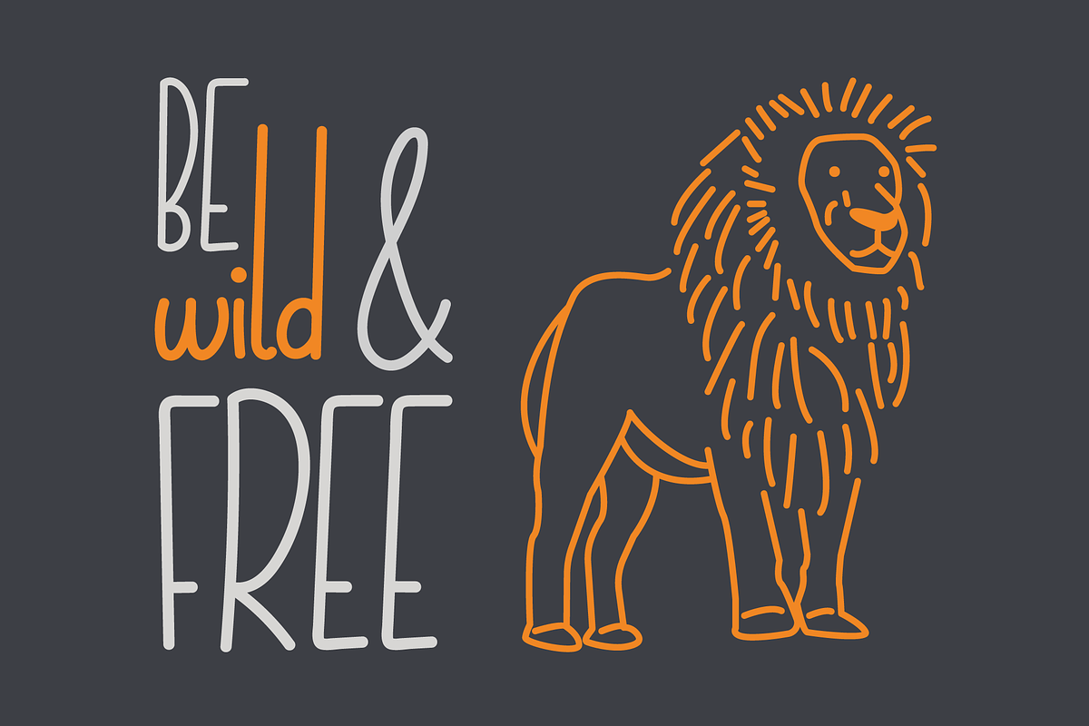 Skinny Goose Font, a Sans Serif Font by Dancing with Ink (Photo 17 of 19)