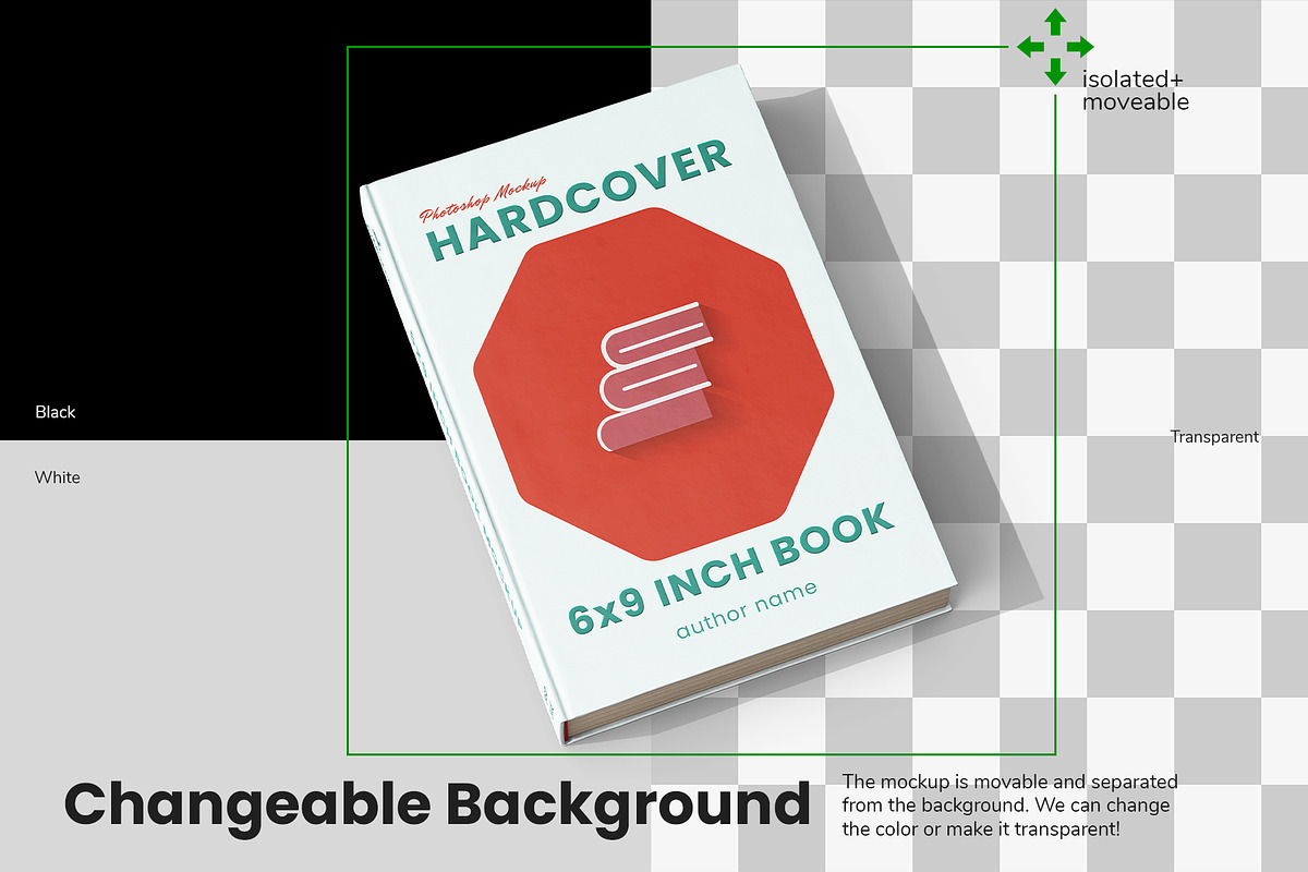 Hardcover Book 6x9 Inch Mockup Set, a Books & Magazine Mockup by Remnand Studio (Photo 6 of 11)