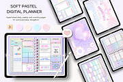 ADHD Purple Pastel Digital Planner, a Stationery Template by Tas Creative Studio (Thumbnail 2 of 9)