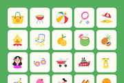 Summer Icon Art Set, an Emoji Icon by Creative Stall (Thumbnail 7 of 8)