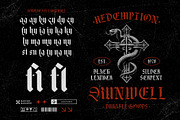 Black Nice Typeface, a Blackletter Font by alit design (Thumbnail 16 of 17)
