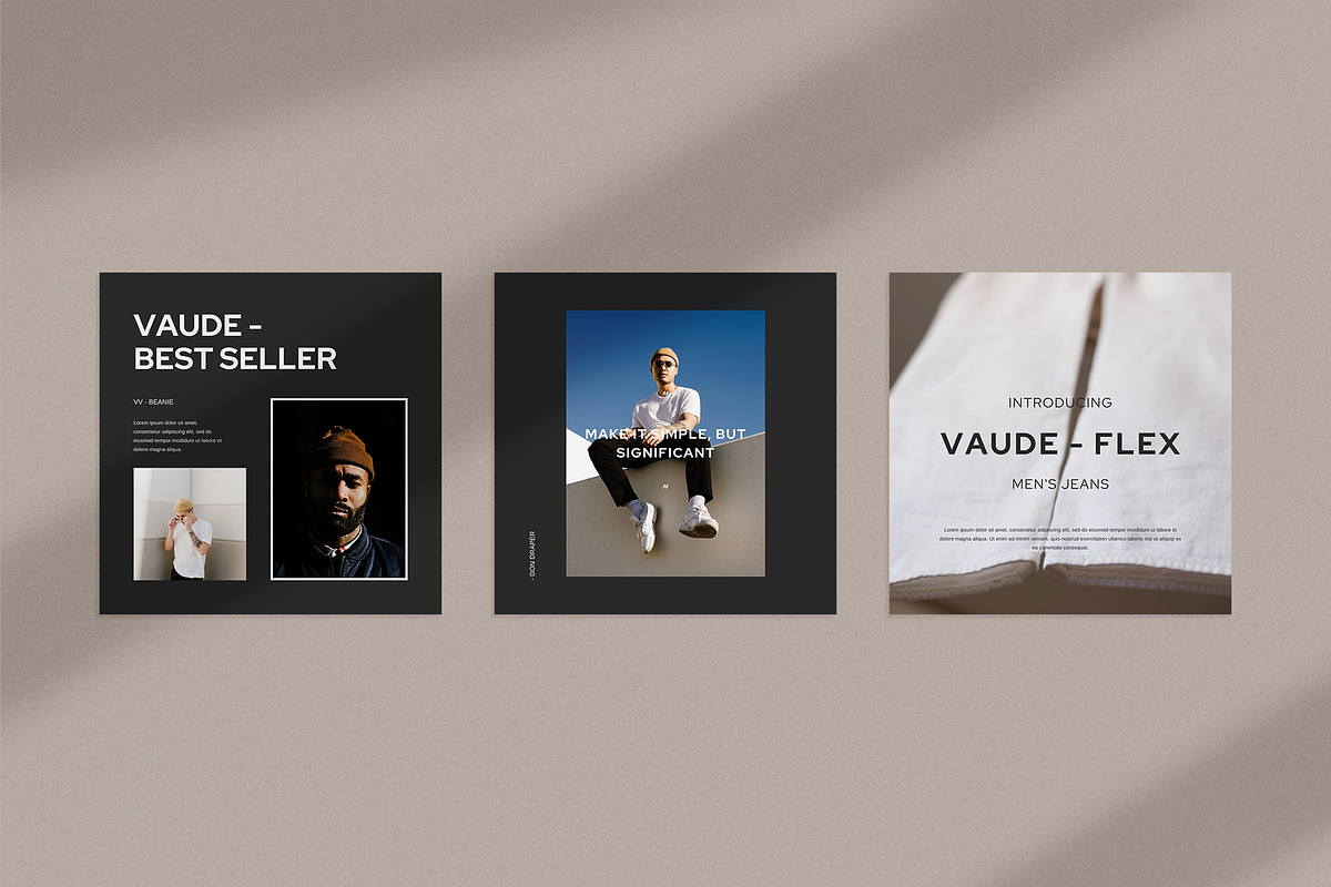 Vaude Instagram Pack | PS & Canva, a Social Media Template by Visuel Colonie® (Photo 8 of 15)