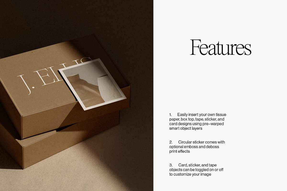 Mailing Box Mockup – Kraft Mailer 01, a Packaging Mockup by October November (Photo 5 of 8)