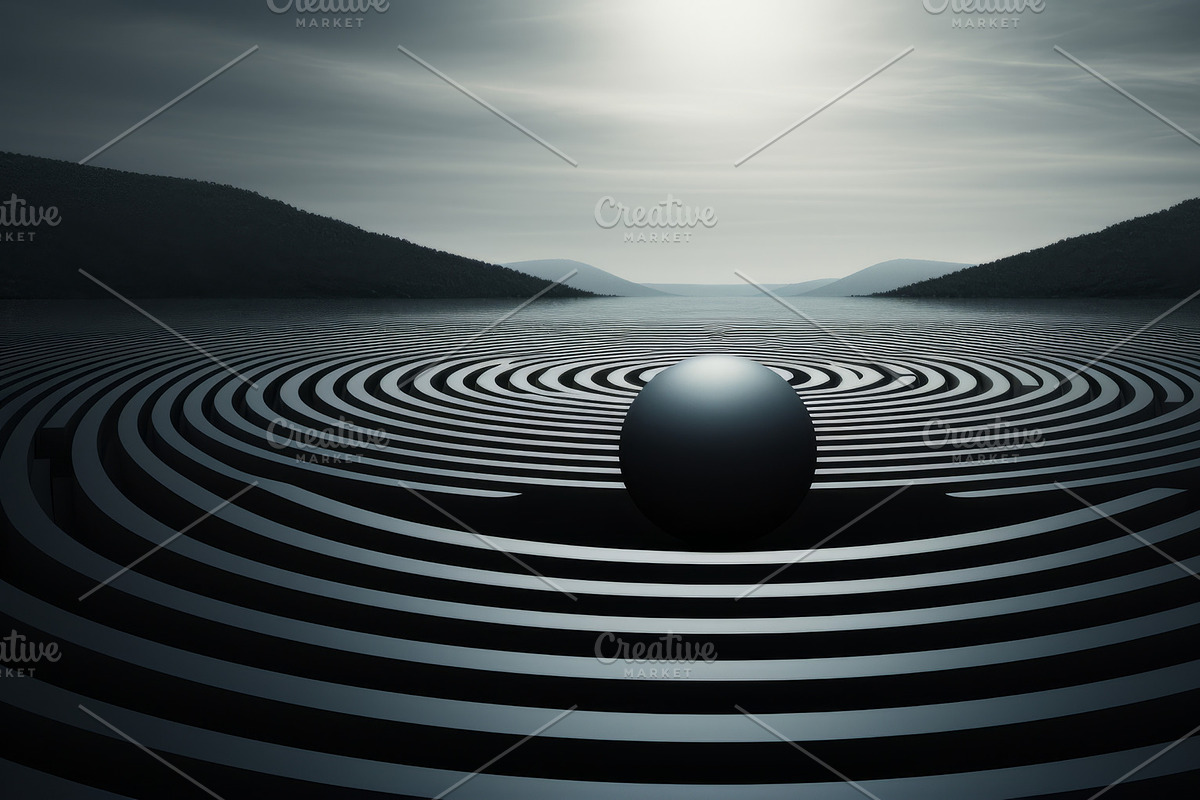41 Black spheres illustrations, an Object Illustration by Handmadefont (Photo 13 of 41)