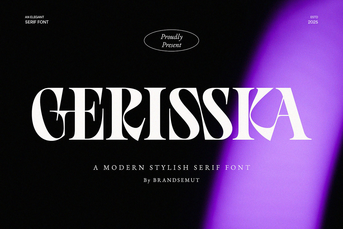 Gerisska – Elegant & Modern Stylish, a Serif Font by BrandSemut (Photo 1 of 10)