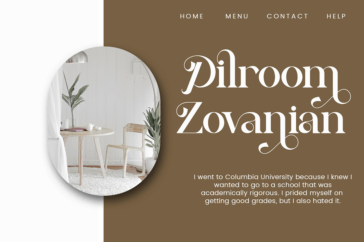 Rilvan - Modern Typface Serif, a Serif Font by AnnofaType (Photo 2 of 8)