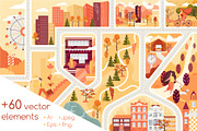 Flat town, a Person Illustration by TashaDraw (Thumbnail 1 of 11)